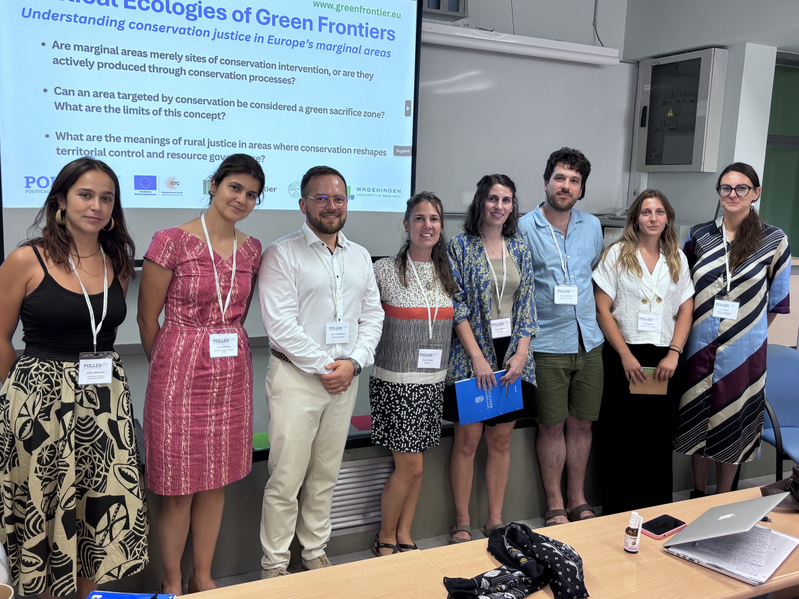 Participants to the GreenFrontier double-panel at POLLEN26 Conference